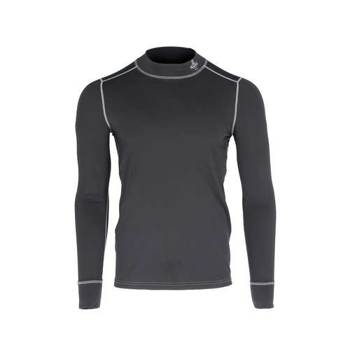  RefrigiWear Lightweight Base Layer Top, Black - (7 Sizes Available)
