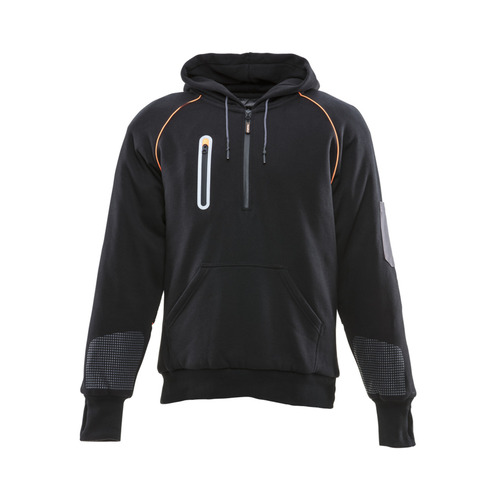 RefrigiWear PolarForce Sweatshirt, Black - (8 Sizes Available)