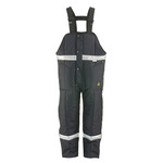 RefrigiWear Iron-Tuff Enhanced Visibility Bib Overalls (Comfort Rating -50F) - Regular Fit, Navy - (8 Sizes Available) ET18975