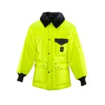 RefrigiWear HiVis Iron-Tuff Siberian (Comfort Rating -50F) - Regular Fit, Lime - (8 Sizes Available) ET19252