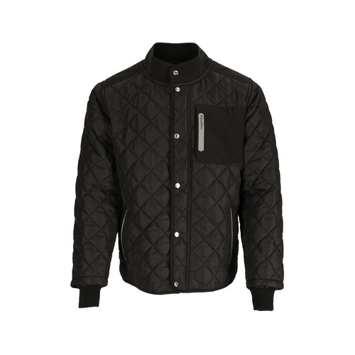  RefrigiWear Insulated Diamond Quilted Jacket (Comfort Rating 10F) Black - (8 Sizes Available)