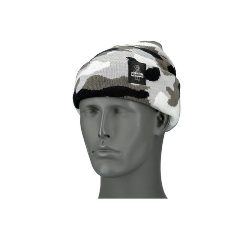  RefrigiWear Camo Knit Cap (One Size Fits All) Black Camo - 6725RCAMOSA