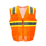 RefrigiWear Orange Safety Vest - (6 Sizes Available) ET19298