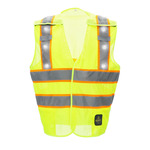RefrigiWear HiVis Safety Vest with LED Lights, Lime - (6 Sizes Available) ET19300