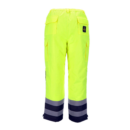  RefrigiWear HiVis Insulated Waterproof Pants (Comfort Rating 0F) Lime/Black - (8 Sizes Available)