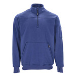 RefrigiWear Quarter-Zip Sweatshirt, Navy - (8 Sizes Available) ET19329