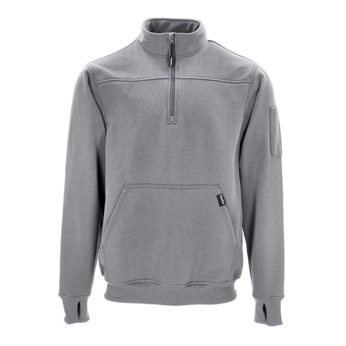  RefrigiWear Quarter-Zip Sweatshirt, Charcoal - (8 Sizes Available)