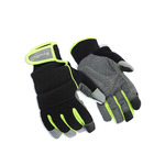 RefrigiWear Endurance Active Touch Glove (Comfort Rating -10F), Black/Lime - (3 Sizes Available) ET19545