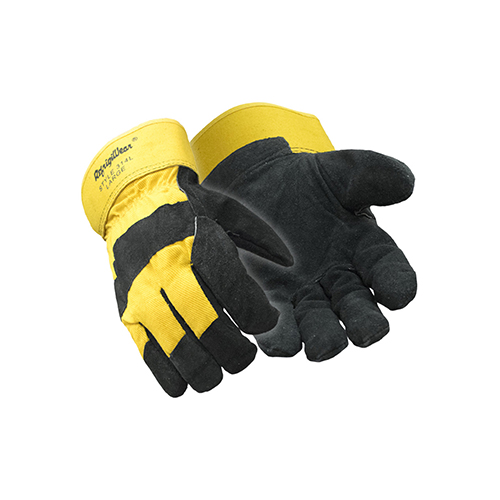  RefrigiWear Cowhide &amp; Canvas Insulated Glove (Comfort Rating -10F) Gold/Black - (2 Colors Available)