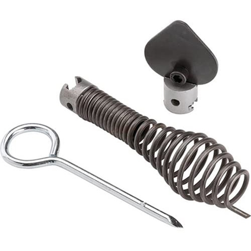 Ridgid T-240 Drain Cleaner Tool Kit, Metal, Bulb Auger, Spade Cutter, Pin Key - 632-12128