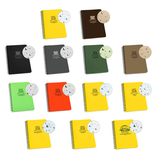  Rite in the Rain - 4 5/8 x 7 Side-Spiral Notebook - (13 Options Available)