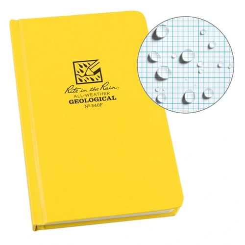  Rite in the Rain - 4 3/4 x 7 1/2 Numbered Bound Book - Fabrikoid Cover - Geological - 540F