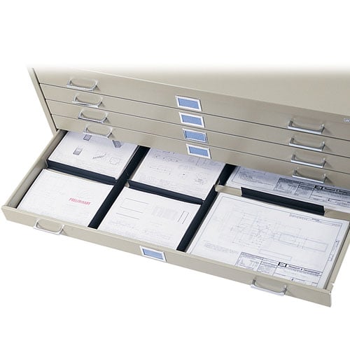 Safco FlatFile Drawer Dividers 4980 EngineerSupply