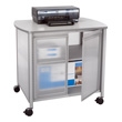 Safco Impromptu Deluxe Machine Stand with Doors 1859GR (Gray) ES3268