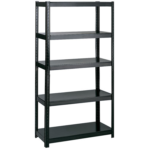 Safco  36&quot; Wide 18&quot; Deep Boltless Shelving - Black - 5245BL