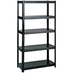 Safco 36" Wide 18" Deep Boltless Shelving - Black - 5245BL ES3349