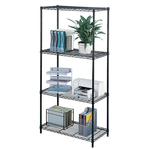 Safco Industrial Wire Shelving, 36 x 18 5285BL ES3356