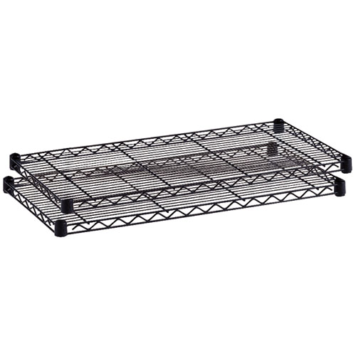 Safco 36&quot; x 18&quot;  Industrial Extra Shelf Pack - Black - 5287BL