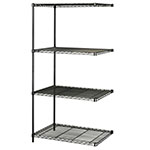 Safco 36" x 24" Industrial Add-On Unit - Black - 5289BL ES3364