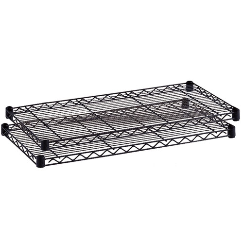 Safco 36" x 24" Industrial Extra Shelf Pack - Black - 5290BL 