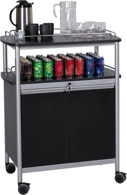 Safco Mobile Beverage Cart 8964BL ES3522