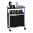 Safco Mobile Beverage Cart 8964BL (Black) ES3522