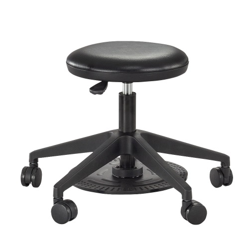 Safco Foot Pedal Lab Stool - 3437BL