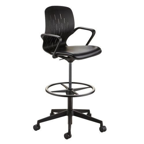 Safco Shell Extended Height Chair - 7014BL