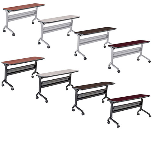  Safco Flip-N-Go 18 x 60 Rectangular Training Table (8 Colors Available)