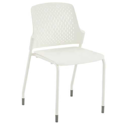  Safco Next Stack Chair - White - 4287WH (4 Chairs) 