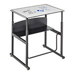 Safco AlphaBetter 28" x 20" Height Adjustable Desk with Dry Erase Top - 1203DE ET10614