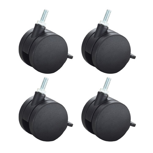  Safco Carpet Casters for AlphaBetter Desk - Set of 4 - 1210BL