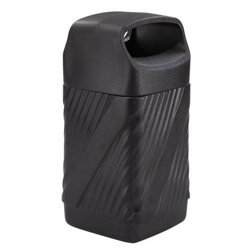  Safco Twist Waste Receptacle - Closed Top - 9371BL