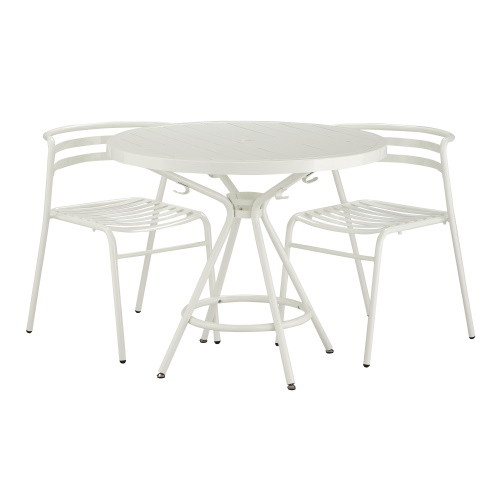 Photograph of the Safco CoGo Steel Outdoor/Indoor 36&quot; Round Table - (4 Colors Available) 