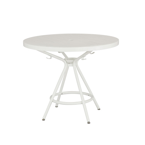 Photograph of the Safeco&#39;s CoGo Steel Outdoor/Indoor 36&quot; Round Table - (white).