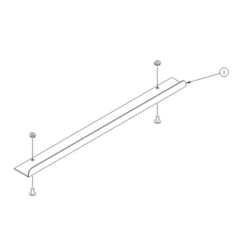 Safco TechWorks, Marker Tray for Whiteboards; 24"W - 750