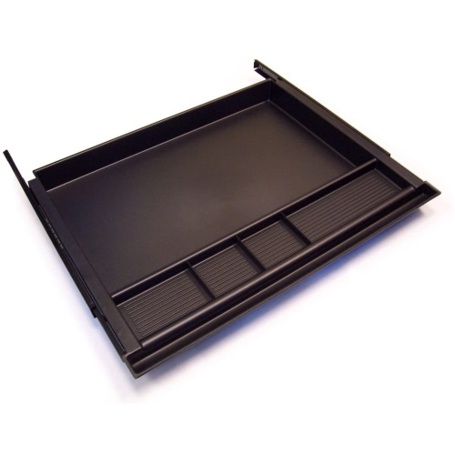 Safco Pencil Drawer, 21W x 16D x 2H, Black Only - 19400