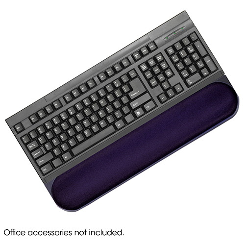  Safco SoftSpot Proline Keyboard Wrist Support (Qty. 10), Black - 90208