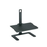 Safco Shift Height-Adjustable Footrest, Black - 2129BL ET11337