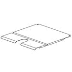Safco Shelves; 4"W x 12"D; Package of 6 - 0412P06 ET11358