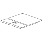Safco Shelves; 8"W x 12"D; Package of 6 - 0812P06 ET11363