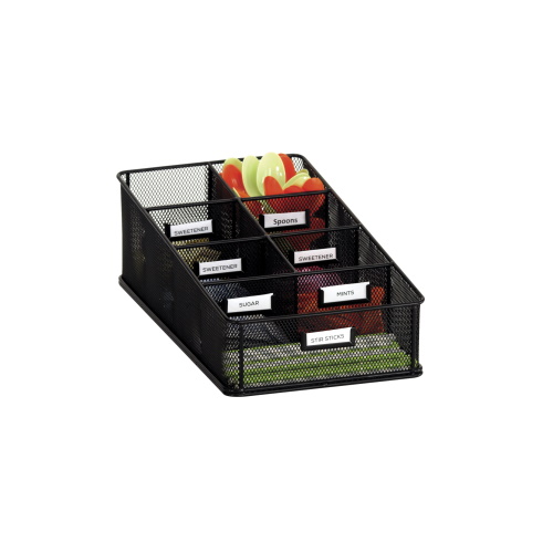 Safco Onyx Condiment Carton, Black - 3291BL