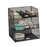 Safco Onyx Break Room Organizer, Black - 3293BL ET11406