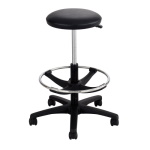 Safco Extended-Height Lab Stool, Black - 3436BL ET11410