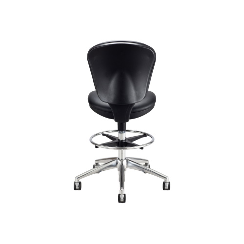Photograph of Safco Metro Extended-Height Chair, Black Vinyl - 3442BV