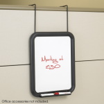 Safco PanelMate Dry-Erase Markerboard - 6 Pack, Charcoal - 4158CH ET11419