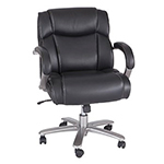 Safco Big & Tall Chair, 350 lb. Capacity, Black - 3504BL ET11431