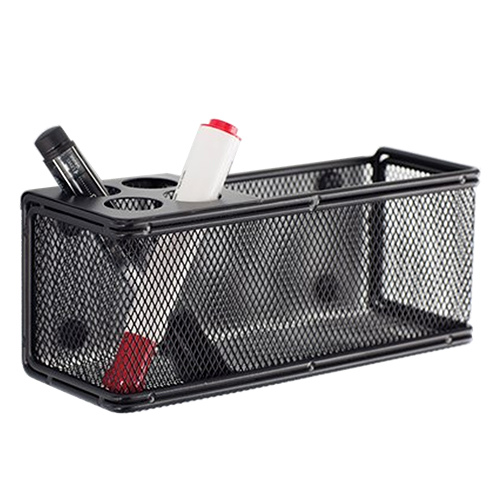  Safco Onyx Mesh Marker Organizer with Basket, Black - 3612BL