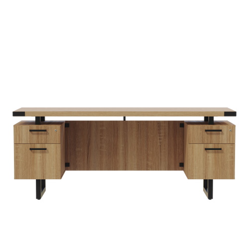 Photograph of Safco Mirella Credenza W/ MOD PANEL - (4 Colors Available)
