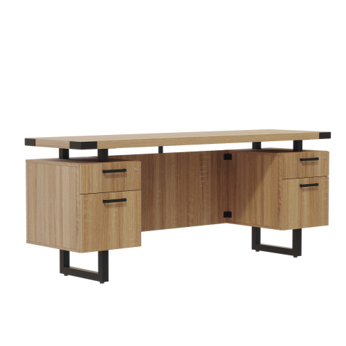 Photograph of Safco Mirella Credenza W/ MOD PANEL - (4 Colors Available)
